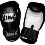 Boxerské rukavice King Velcro - čierne